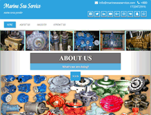 Tablet Screenshot of marineseaservice.com